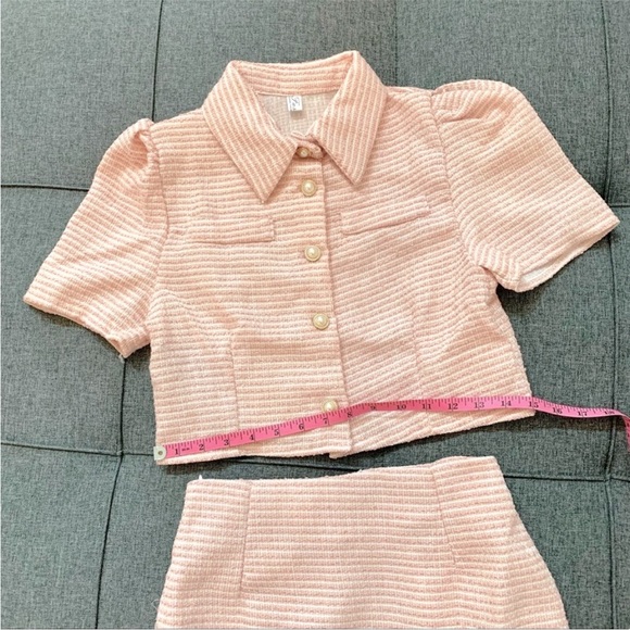 Tweed Set in Pink - Picture 5 of 8